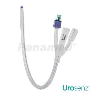 Urosenz Silicone Foley Catheter, 3-Way, (Sold by box of 10s)